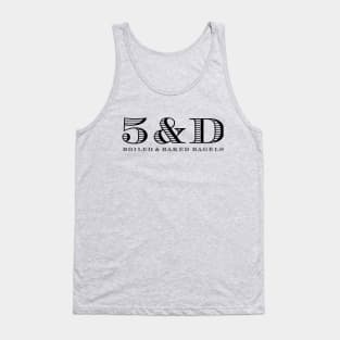 5 & Dime logo black Tank Top